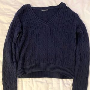 brandy melville navy blue olsen sweater